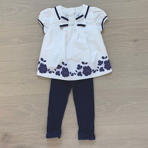 JANIE & JACK top w/ leggings